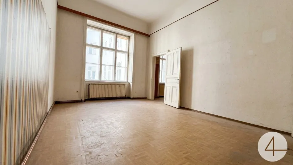 180m zur U4 - sanierungsbedürftige 3-Zimmer-Altbauwohnung in ruhiger Innenhoflage - Bild