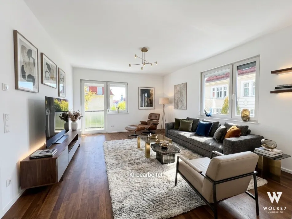 Mitten im Cottageviertel – neuwertige 3-Zimmer-Wohnung + seperate Küche mit Ostbalkon und Grünblick | Nähe Türkenschanzpark | BOKU Wien - Titelbild