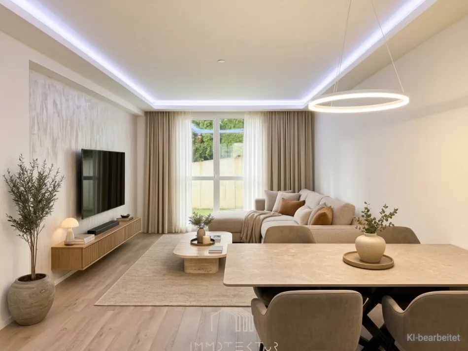 🌿 GARTENWOHNUNG MIT SELTENHEITSWERT – modernes Wohnen mit privatem Grünraum und Tiefgarage - Titelbild