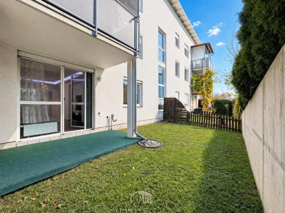🌿 GARTENWOHNUNG MIT SELTENHEITSWERT – modernes Wohnen mit privatem Grünraum und Tiefgarage - Bild