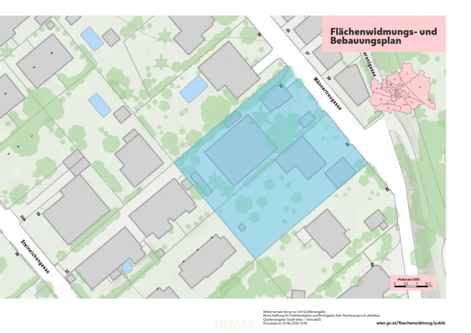 Bestlage im 10. Bezirk; Bauträger Baugrundstück mit 1.865 m², - Bild