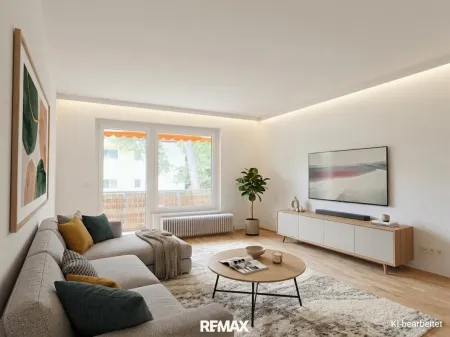 Wohnzimmer KI generiert