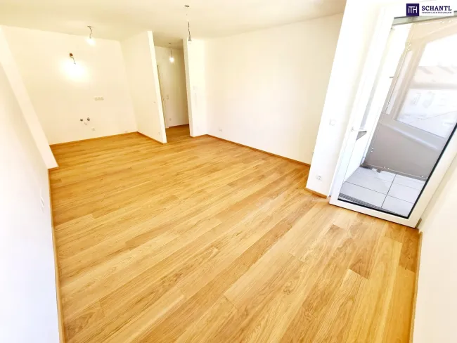 Energieeffizient investieren - nachhaltig profitieren! TOP Neubau-Kleinwohnung! Photovoltaik + Wärmepumpe! Loggia + Kompakter Grundriss + Energieeffizienz + Perfekte Anbindung und Nahversorgung! Jetzt zugfreifen! - Titelbild