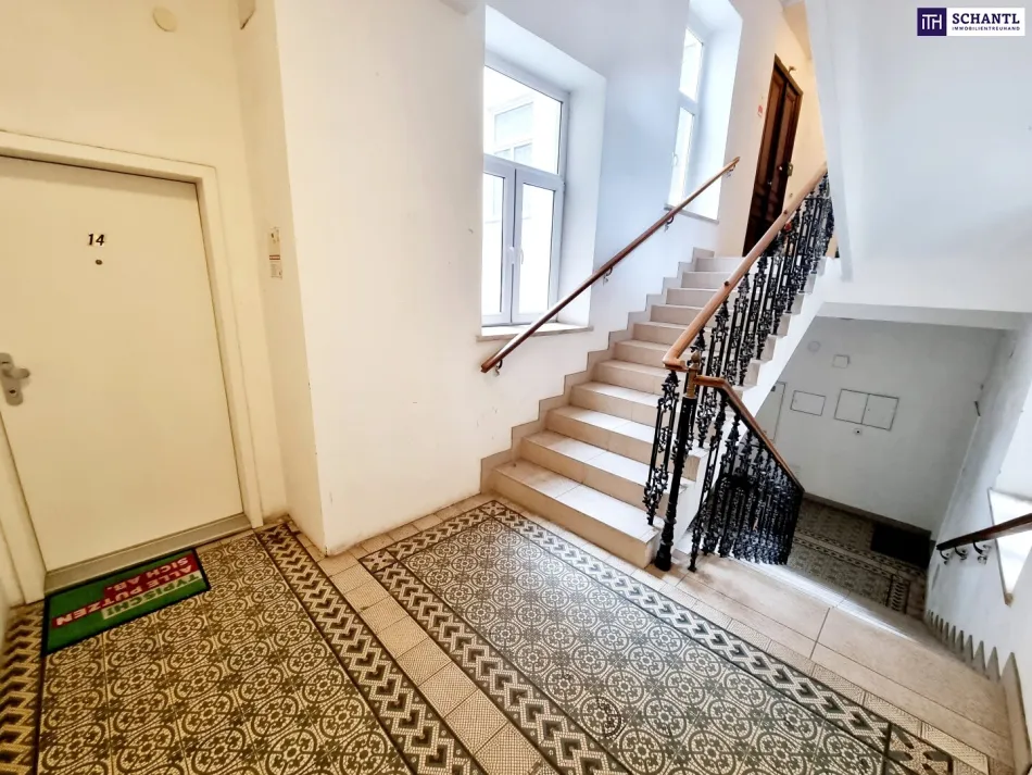 Heute kaufen - Morgen bauen! Fantastischer Rohdachboden mit Baubewilligung inkl. Altbauwohnung! Tolle Lage in 1160 Wien + Viele Vorarbeiten bereits geleistet + Ruhige Seitengasse! - Bild