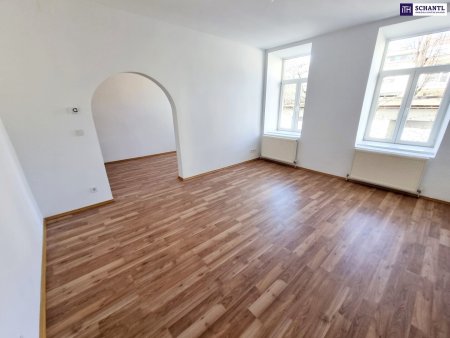 SOMMER Aktion: Nur 50% Provision! Kompakt, Charmant, Citynah, Grünblick, U-Bahn ums Eck! Gemütliche Kleinwohnung im ruhigen Hoftrakt mit Grünblick! 2 toll aufgeteilte Zimmer + Angenehme Ruhelage in 1030 Wien + Schönes Altbauhaus!