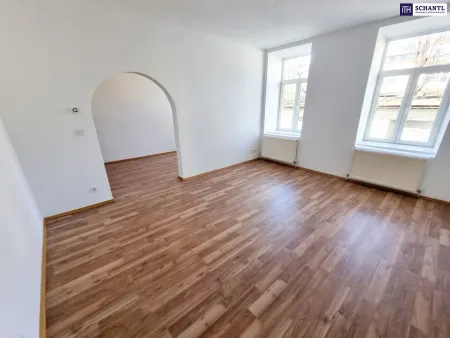 Jetzt kurzfristig 50% Provision sparen! Kompakt, Charmant, Citynah, Grünblick, U-Bahn ums Eck! Gemütliche Kleinwohnung im ruhigen Hoftrakt mit Grünblick! 2 toll aufgeteilte Zimmer + Angenehme Ruhelage in 1030 Wien + Schönes Altbauhaus!