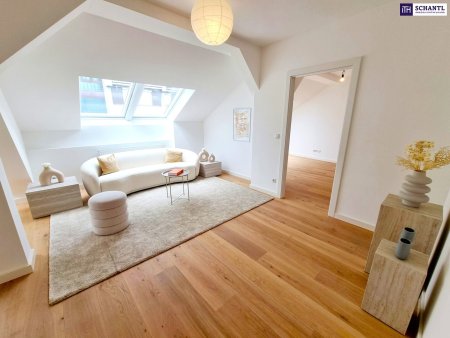 Stark reduziert - Stylischer Wohntraum im Dachgeschoss! Frisch saniert + Ruhelage + Traumhaftes Altbauhaus + Hofseitige Terrasse + U-Bahn ums Eck + Beste Infrastruktur und Anbindung!