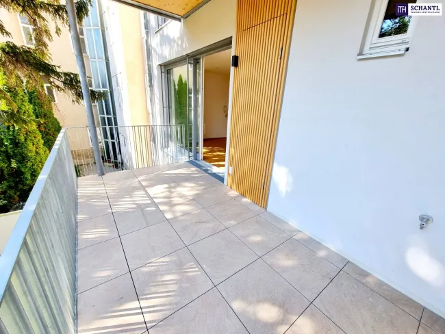 LETZTE WOHNUNG - Schnell sein! Ein Altbau, der verzaubert! Umfangreich und hochwertig sanierte Wohnschönheit mit großem Balkon und effizienter Erdwärme! Viel Privatsphäre + Viel Raum + Viel Grün! - Titelbild