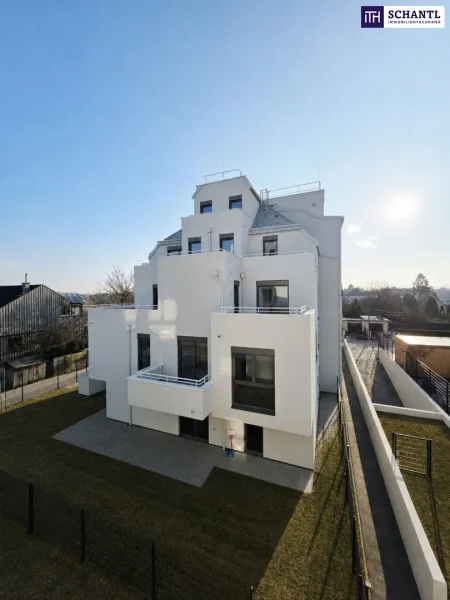 Klimaaktiv Bronze zertifiziert! GOLD für´s Wohnen! Ab ins Dachgeschoss / 3 Zimmer / 3 Terrassen / Viel Lebensqualität! Wärmepumpe und Solaranlage + Naturnahe Gewässer ums Eck!