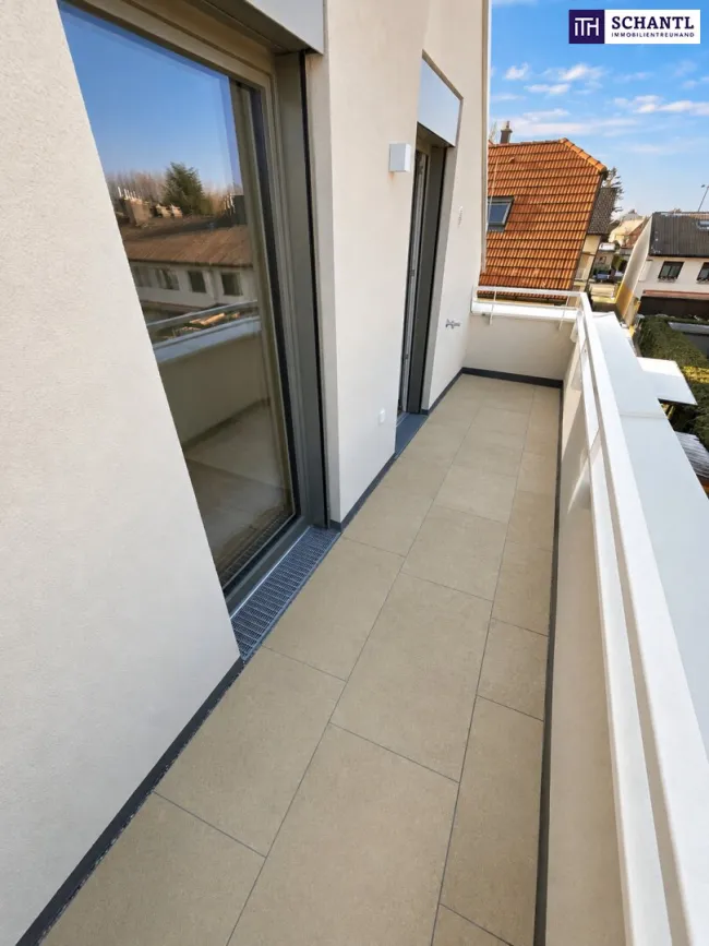 Werthaltig investieren - Nachhaltige Wohnqualität! Ideal für Anleger! TOP-Neubauprojekt im Grünen + Klimaaktiv Bronze + Wärmepumpe und Solaranlage + Ideale Raumaufteilung und Terrasse + Garage + Beste Vermietbarkeit! - Bild