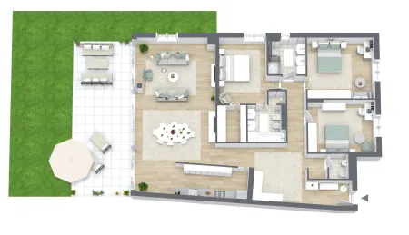 Grundriss 3D