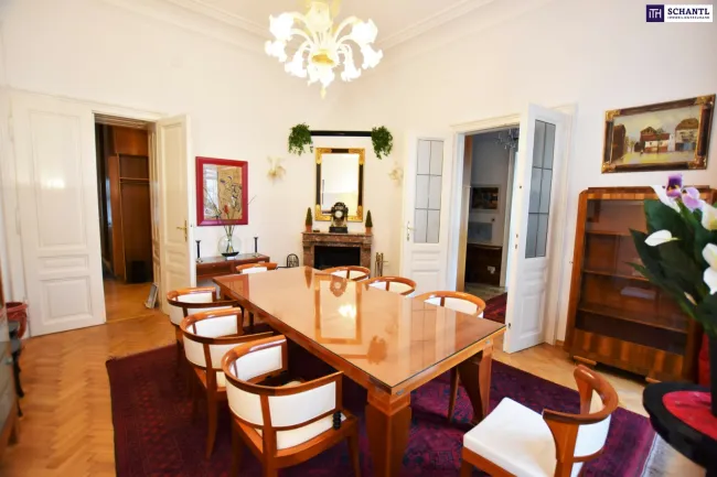 Repräsentative Luxus-Altbauwohnung in toller innerstädtischer Lage! Prächtiger Altbau an einem ruhigen Platzl in 1010 Wien! - Bild