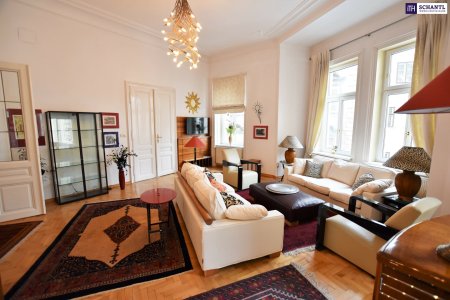 Repräsentative Luxus-Altbauwohnung in toller innerstädtischer Lage! Prächtiger Altbau an einem ruhigen Platzl in 1010 Wien!