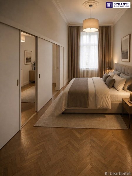 Noch keine Schönheit – aber viel Potenzial! Raumwunder - Selbst Gestalten! Sanierungsbedürftige Altbauwohnung! U-Bahn ums Eck + Traumhaft renoviertes Altbauhaus + Optimalste Infrastruktur und Anbindung!