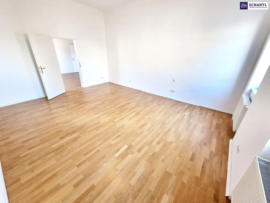 Der Charme von gestern. Der Komfort von heute! Ideale 2 Zimmer Altbauwohnung! U-Bahn ums Eck + Traumhaft renoviertes Altbauhaus + TOP Altbauwohnung + Optimalste Infrastruktur und Anbindung! Worauf warten Sie noch? - Bild