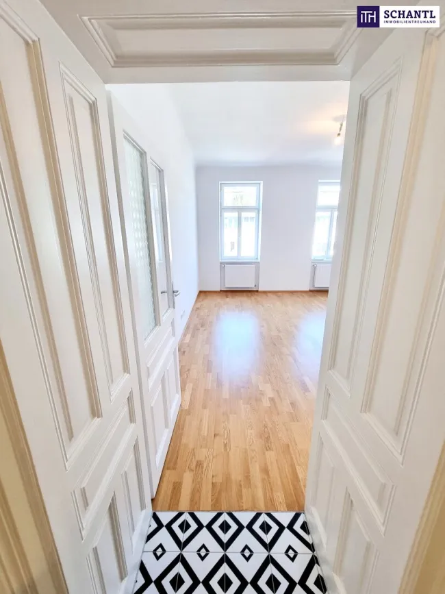 Wo Geschichte auf Design trifft! TOP Preis - Super nice! Mitten im Geschehen! U-Bahn ums Eck + Traumhaft renoviertes Altbauhaus + TOP Altbauwohnung + Optimalste Infrastruktur und Anbindung! Worauf warten Sie noch? - Titelbild
