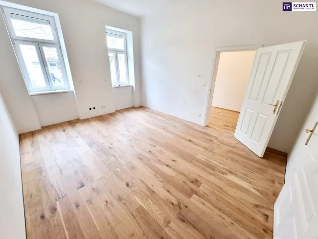 Neuer Preis! Erstbezug - Frisch sanierte Altbauwohnung! Hier will ich leben! Traumhaft saniertes Altbauhaus + Hofseitiger und riesiger Allgemeingarten + Lebensqualität + Luftwärmepumpe! Jetzt zugreifen! - Titelbild