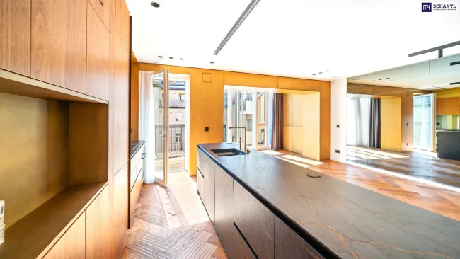Exklusivität zum Einziehen! Design + Eleganz + Raffinesse + Edle Materialien! TOP-Wohnung in TOP-Lage mit hofseitiger Terrasse! Wünsche werden wahr.... - Bild