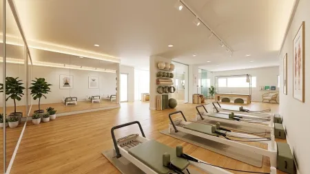 Ausstattungsbeispiel Pilates Studio