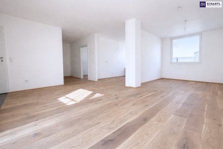 *Frühjahrs-Aktion* Urbaner Wohnkomfort im Erstbezug: Attraktive 2-Zimmer-Wohnung mit Dachterrasse und lichtdurchflutetem Wohnbereich!
