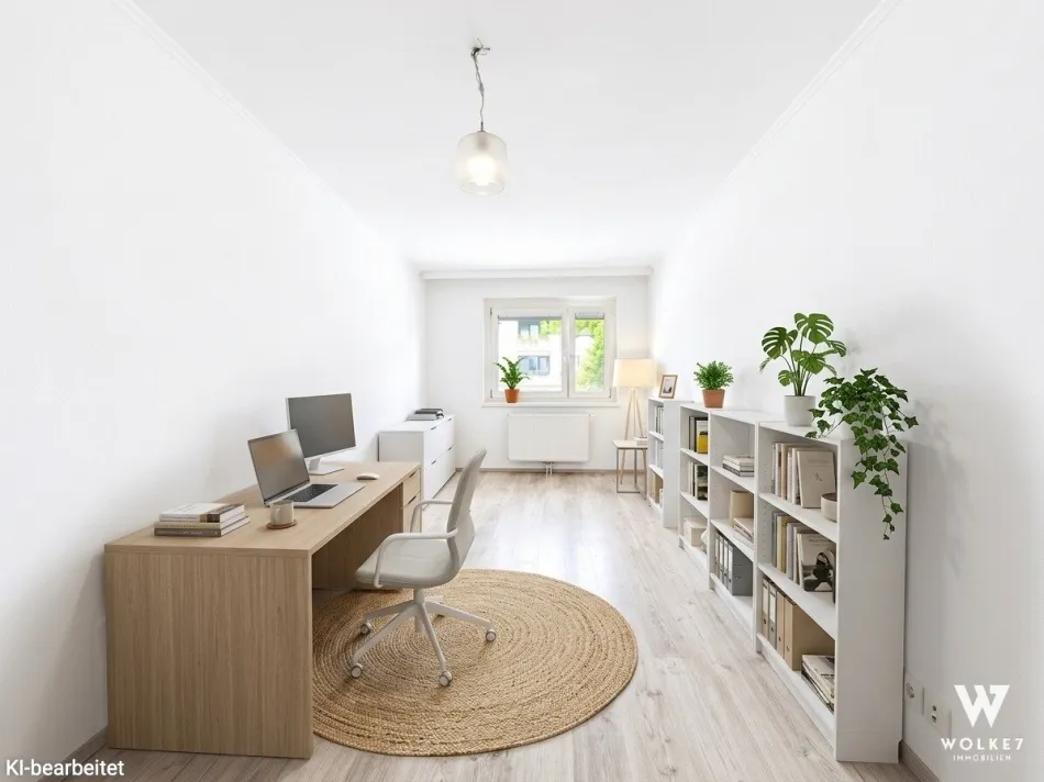 Gepflegte 3-Zimmer-Wohnung mit Loggia in ruhiger Lage nahe Hanusch Krankenkhaus - Bild