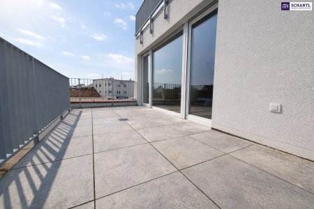 *Frühjahrsaktion* Penthouse-Feeling pur: Moderne Neubauwohnung mit großzügiger Wohnfläche, Balkon und beeindruckender Dachterrasse!