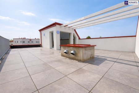 *Frühjahrsaktion* Penthouse-Feeling pur: Moderne Neubauwohnung mit großzügiger Wohnfläche, Balkon und beeindruckender Dachterrasse!