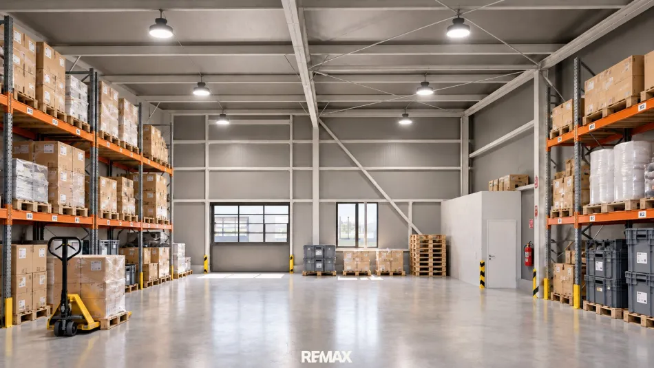 Lager mit Büro
