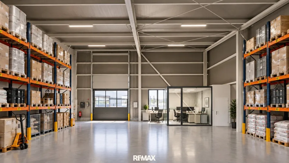 Lager mit Büro