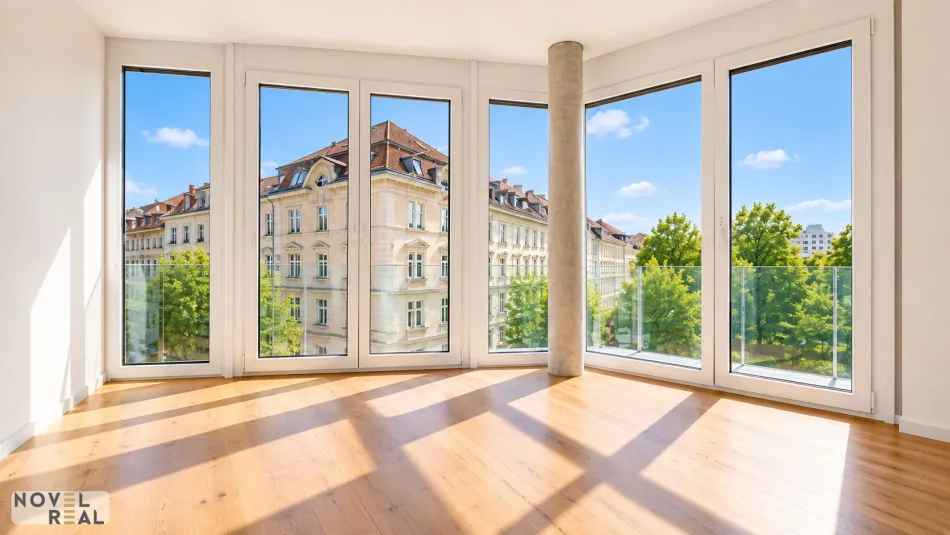NEU | Exklusive Aktion | Jetzt sichern! | "DONAU PERLE" Erstbezug mit Süd-Balkon in Top Lage! - Bild