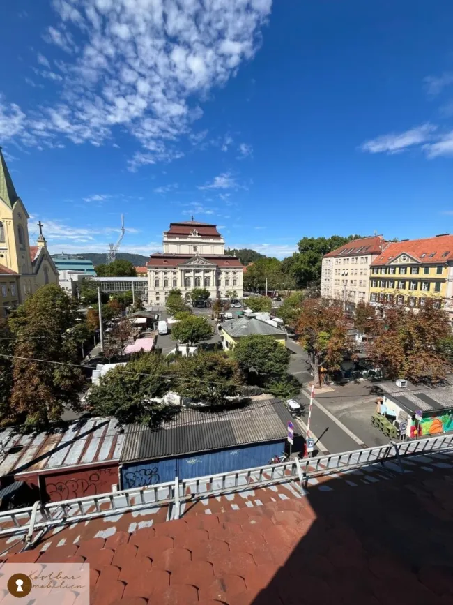 Bemerkenswert famose Einzimmerwohnung am Kaiser-Josef-Platz zur Miete. - Titelbild
