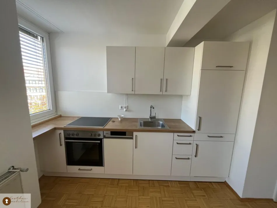 Bemerkenswert famose Einzimmerwohnung am Kaiser-Josef-Platz zur Miete. - Bild