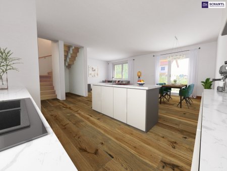 LETZTE CHANCE! Ihr Traum vom Eigenheim: Sonniges Wohnen in Wien-Nähe - Großzügiges 4-Zimmer-Reihenhaus mit Gartenidylle!