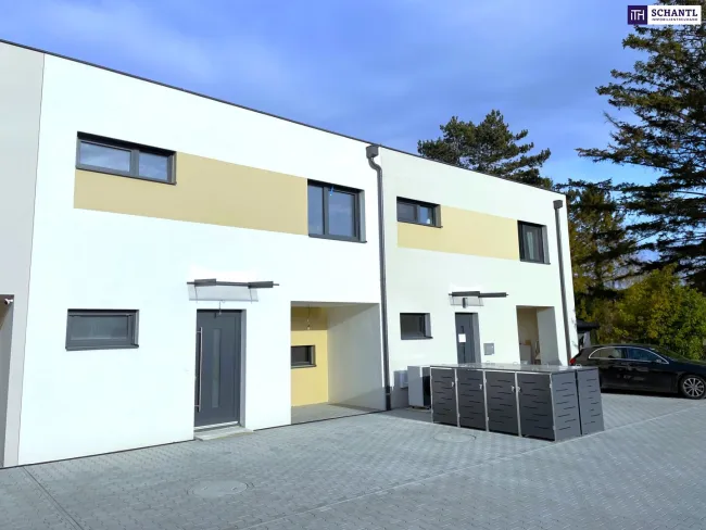 LETZTE CHANCE! Ihr Traum vom Eigenheim: Sonniges Wohnen in Wien-Nähe - Großzügiges 4-Zimmer-Reihenhaus mit Gartenidylle! - Titelbild