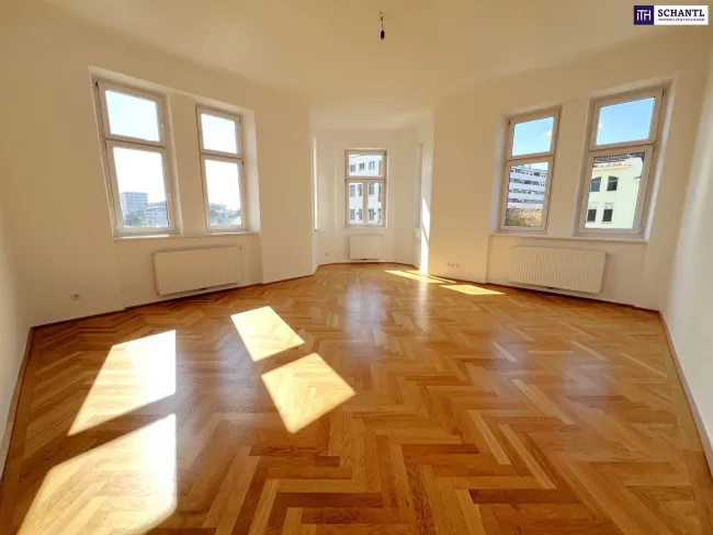 Die Wohnung, die Sie schon im Kopf hatten – jetzt gibt es sie wirklich. 3 Zimmer voller Licht, Stil & Wiener Charme. - Titelbild