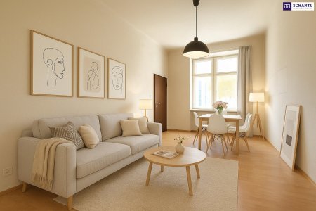 Balkon kommt! – Diese 2-Zimmer-Rarität hat alles: Charme, Licht & Potenzial!