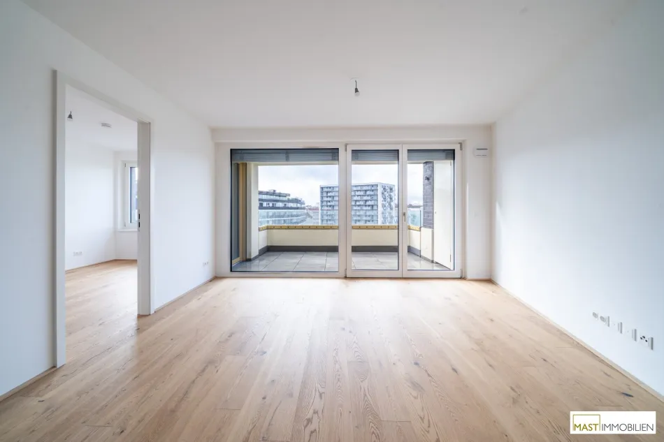 *Sofort beziehbar* Großzügige 2-Zimmer Wohnung mit 10qm Balkon - Bild