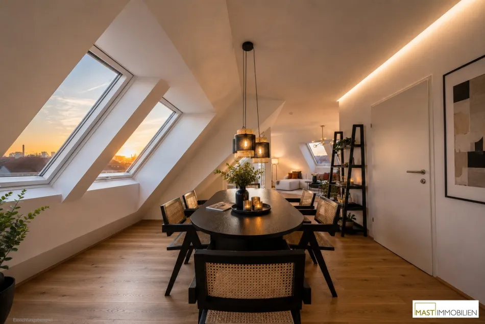 **NEU** Luxury View | Penthouse über den Dächern von Hernals | 21,80 m² Rooftop-Dachterrasse mit Weitblick! - Bild
