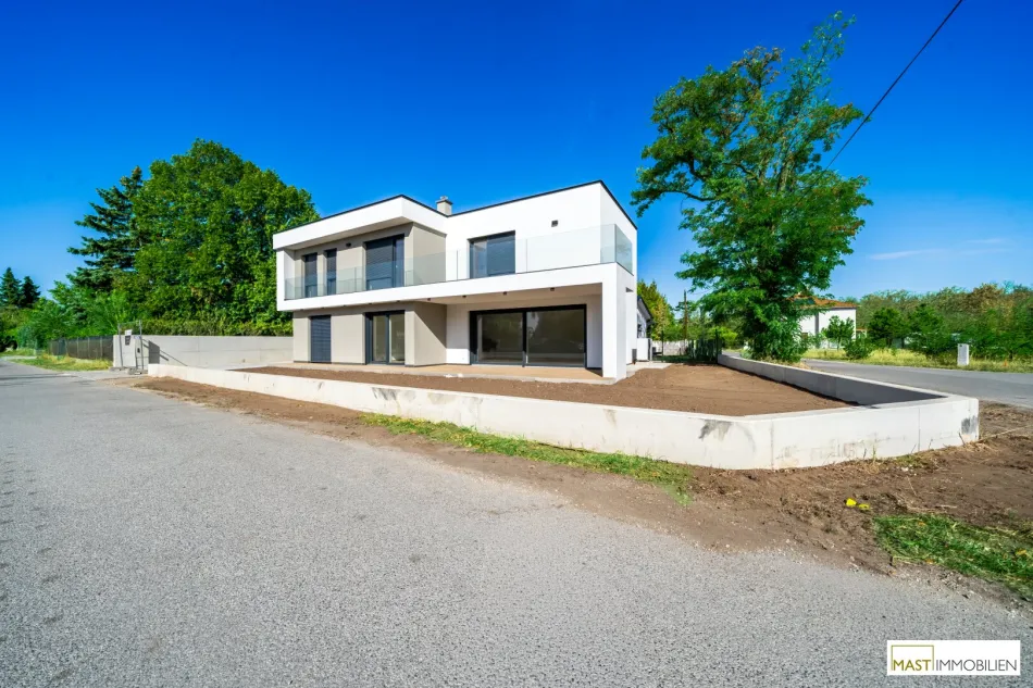 Modernes 5-Zimmer-Einfamilienhaus mit 154,81 m² Wohnfläche, Garten & Garage in Bahnhofsnähe - Bild