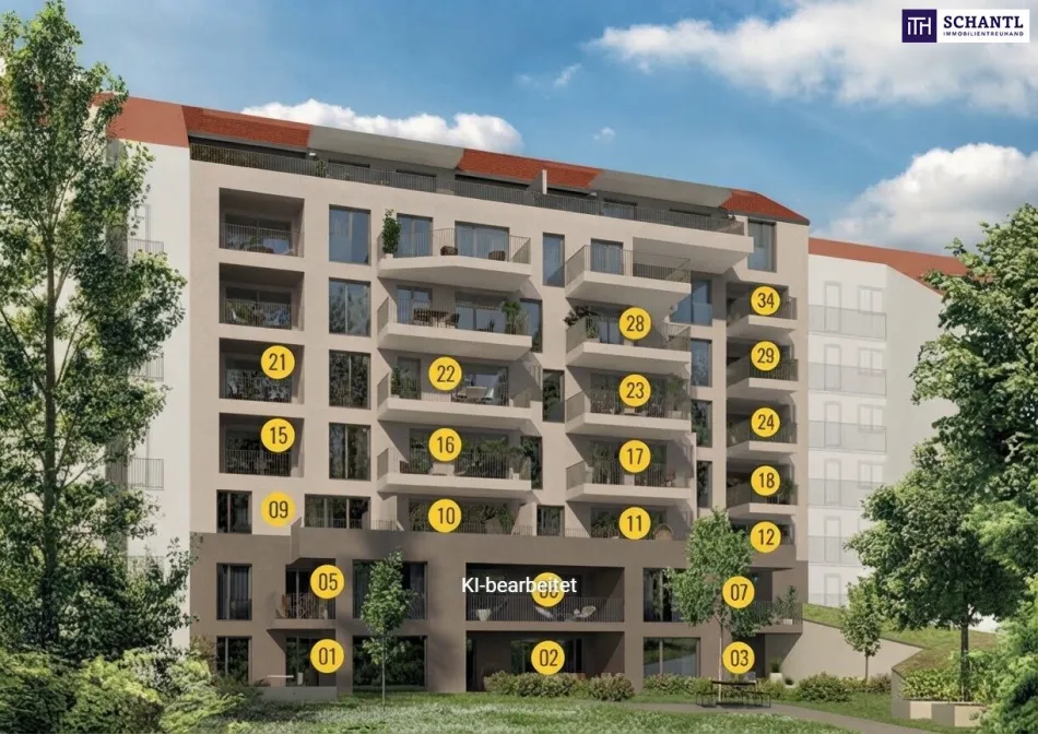 Ihr neues Kapitel beginnt hier – stilvolles Wohnen in Top-Lage – attraktive 47 m² Garten Wohnung mit Terrasse in der Uhlandgasse - Titelbild