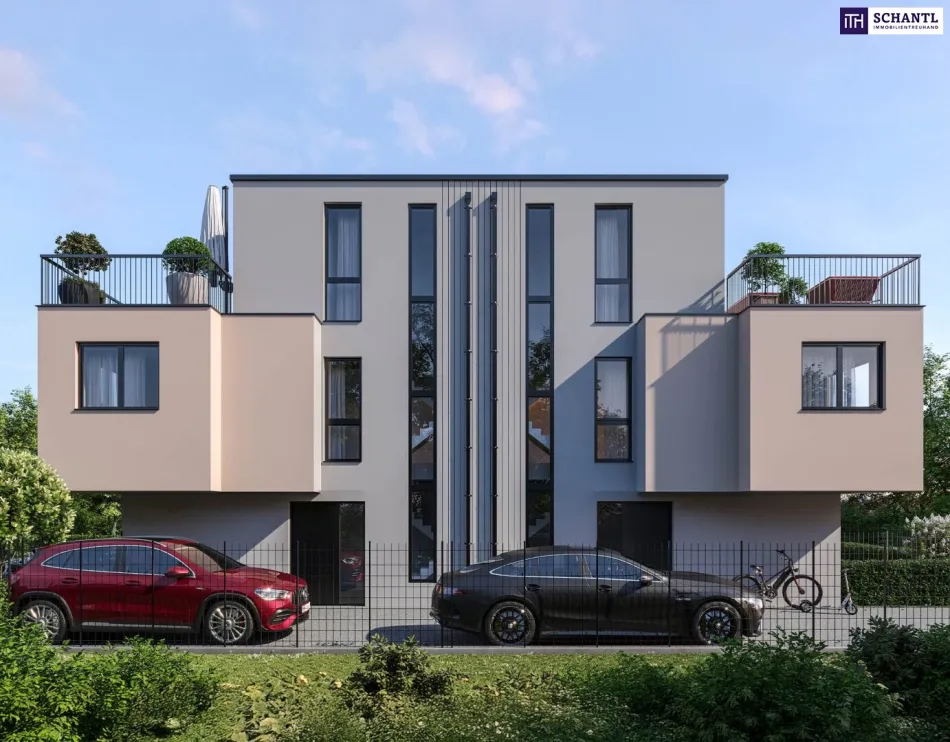 NEUBAU 2026: Modernes Doppelhaus mit Terrasse & Stellplatz - nur noch eine Hälfte zu haben! - Bild