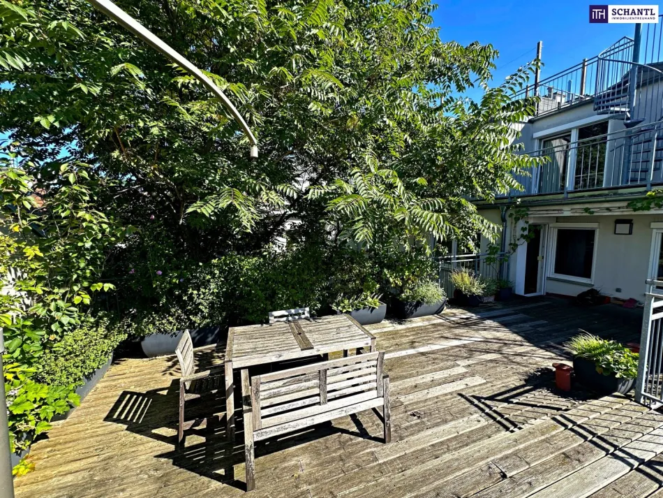 Über den Dächern Wiens – Coole DG-Maisonette mit XXL-Terrassen! U3 Nähe. - Titelbild