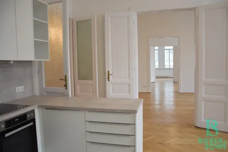 Küche Blick Zimmerflucht