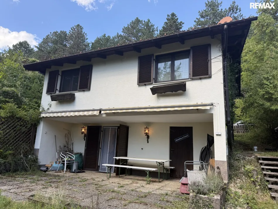 Natur pur! Gemütliches Einfamilienhaus in Feichtenbach mit Garten, Terrasse und Kamin! - Titelbild