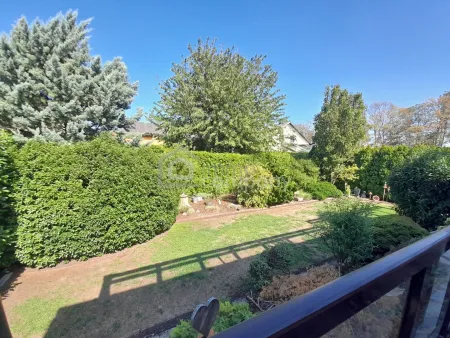 Blick von der Terrasse in den Garten