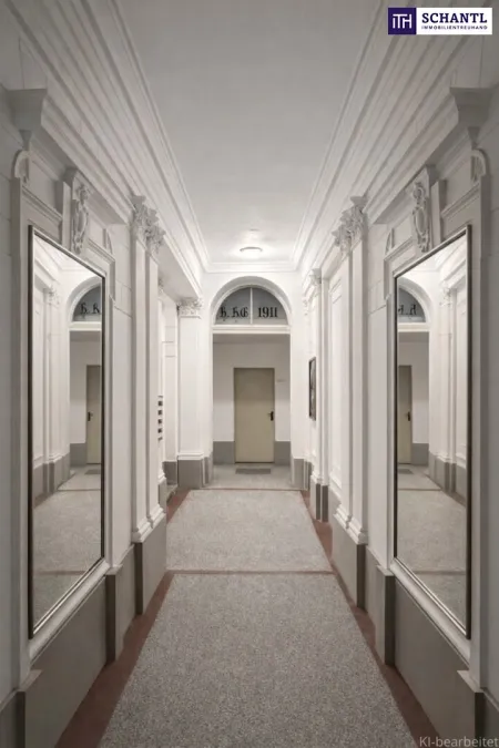 Jetzt zum Aktionspreis: Provisionsfreie 3 Zimmer mit Terrasse in 1070 Wien - elegant, stylish, hochwertig!