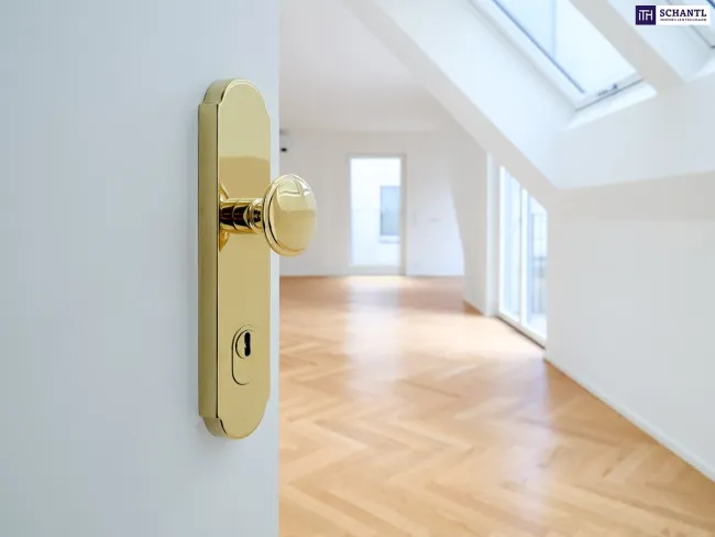 AKTIONSPREIS + Provisionsfrei! Luxuriöses Penthouse in Bestlage: Private Liftfahrt - 50 m² Sonnenterrasse - 5 Zimmer + Garage! Genial - Bild