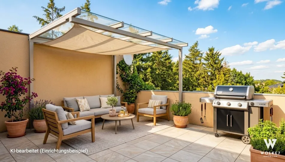 2-Zimmer-Wohnung | Terrasse ca. 45 m² | Thermisch saniertes Haus - Titelbild