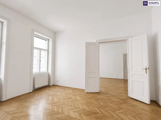 ++ Altbau-Liebhaber aufgepasst!!! Wohnen beim Augarten – klassischer Stilaltbau mit Parkett, Flügeltüren & Charme ++ - Bild