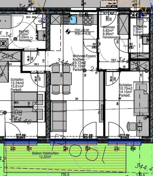 Moderne 3-Zi-Wohnung mit Balkon in 8055 Graz – Komfort & Stil inklusive! - Titelbild